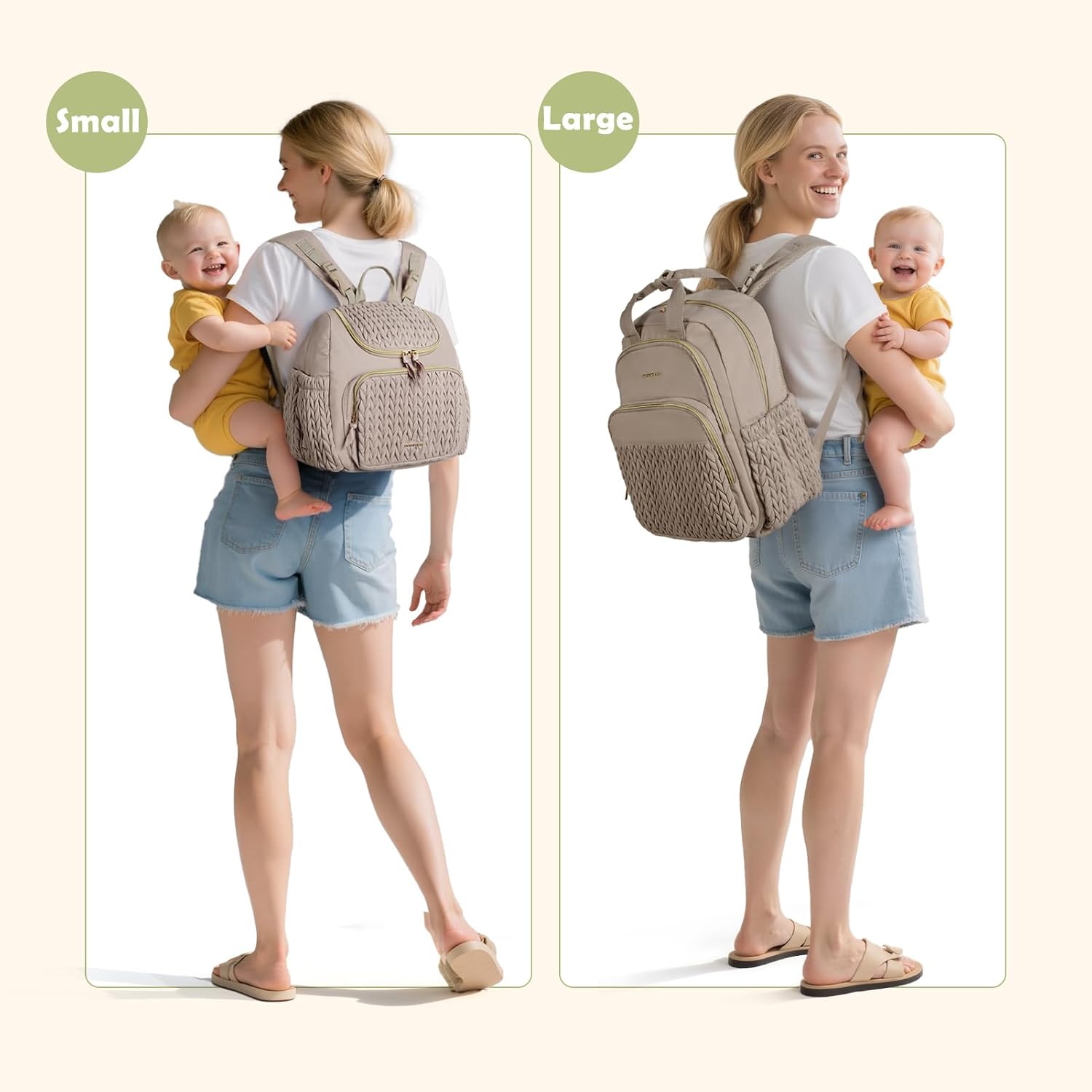 Detalle de mommore Diaper Backpack in Polyester