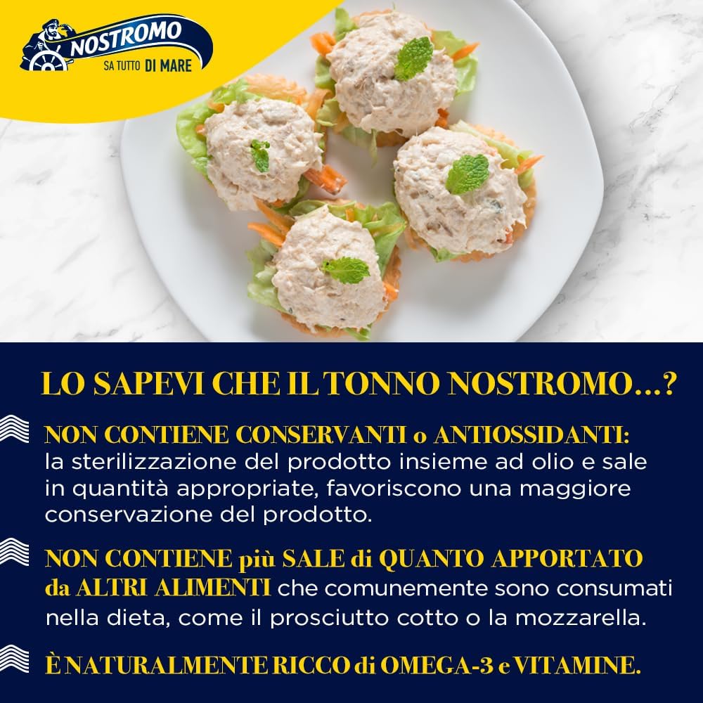 Thumbnail 6 de Nostromo Trancetti di tonno all'olio di oliva in vetro – confezione da 6 vasetti da 180 g
