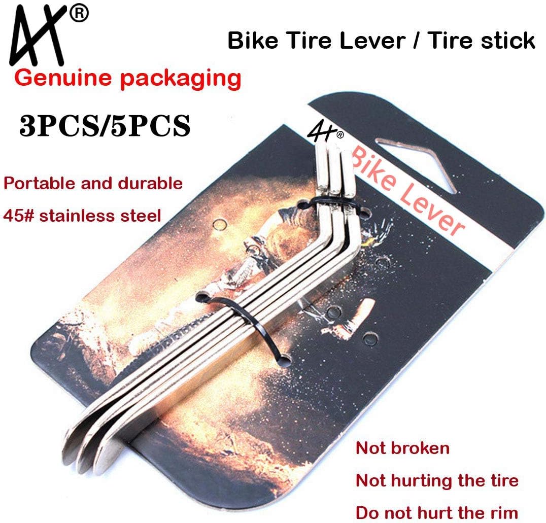 Detalle 2 de Tragoods Premium Bicycle Tire Levers, Stainless Steel, Set of 3