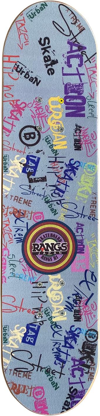 Detalle 2 de ラングスジャパン RANGS R1 スケートボード アーバンホワイト 7.25×28インチ・PUウィール