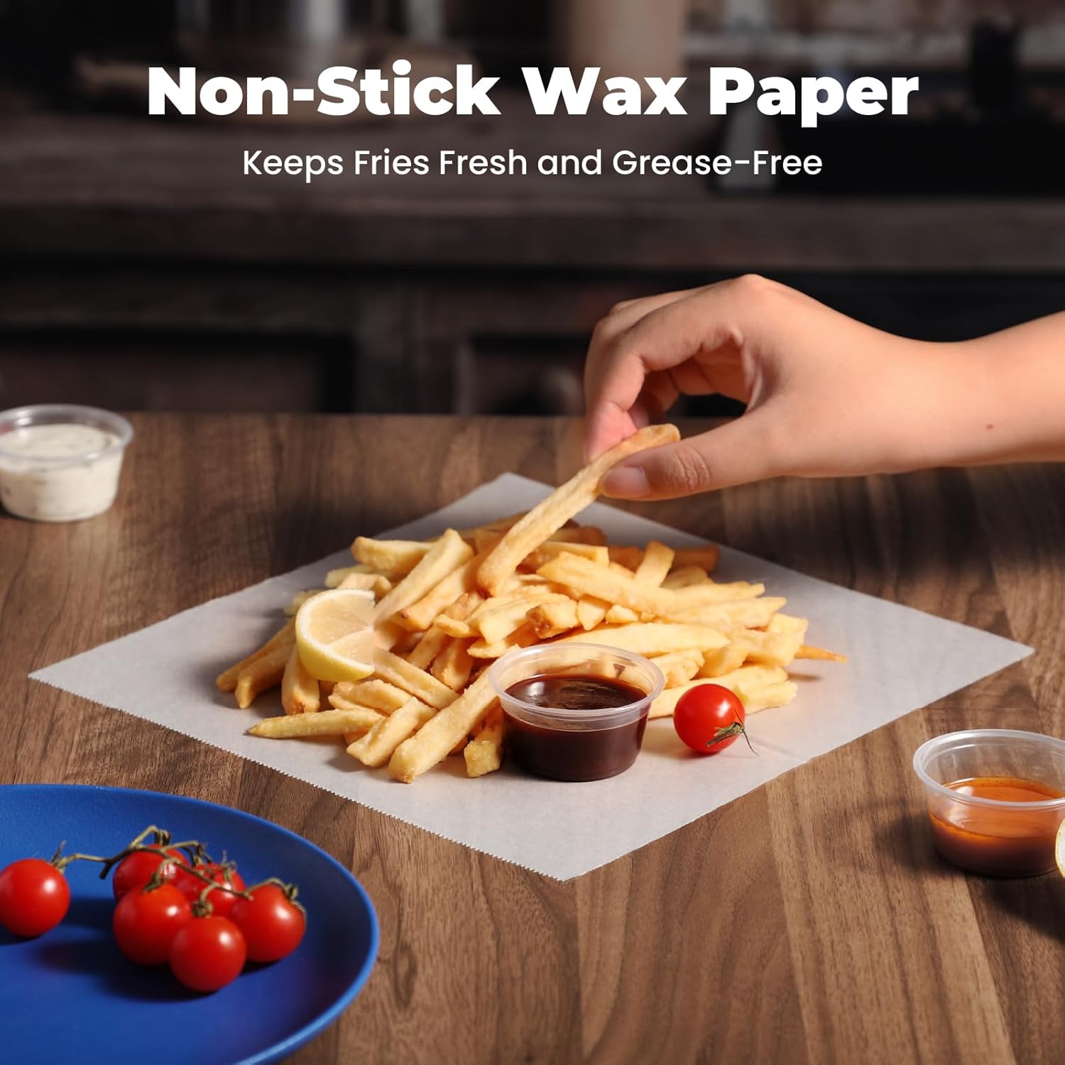 Detalle 1 de Fit Meal Prep 500-Pack Wax Paper Sheets, 10 x 10.75 in, Precut and Interfolded