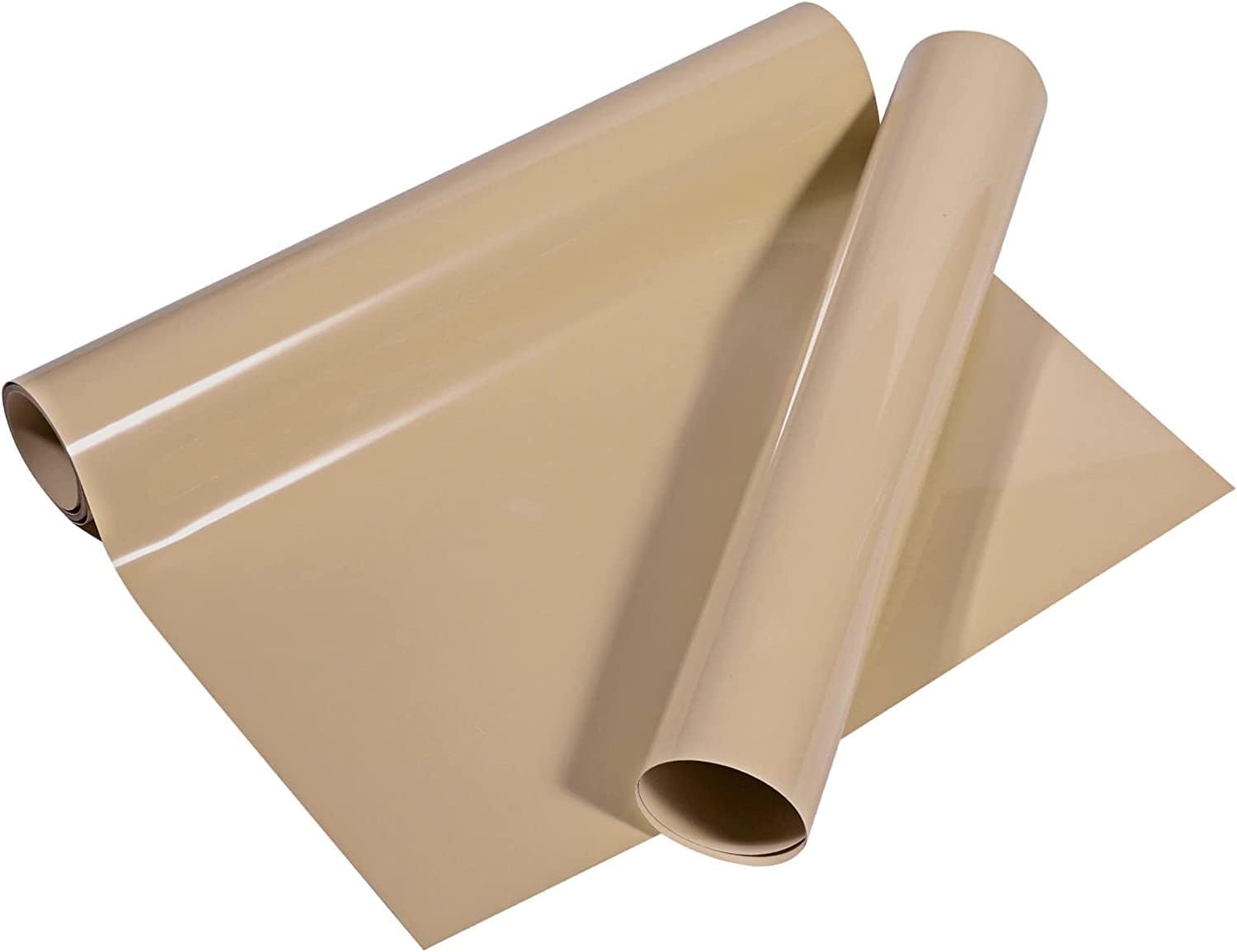 Detalle de VINYL FROG Heat Transfer Vinyl Roll (HTV) 30.5x155cm Gold PU Iron-on for DIY T-Shirts & Crafts