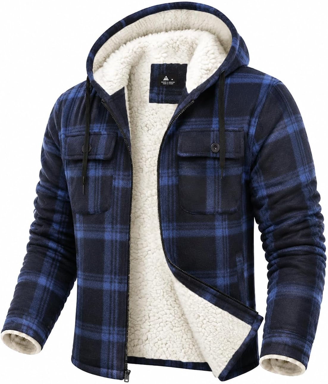 Thumbnail 5 de GEEK LIGHTING Men's Flannel Jacket with Sherpa Lining