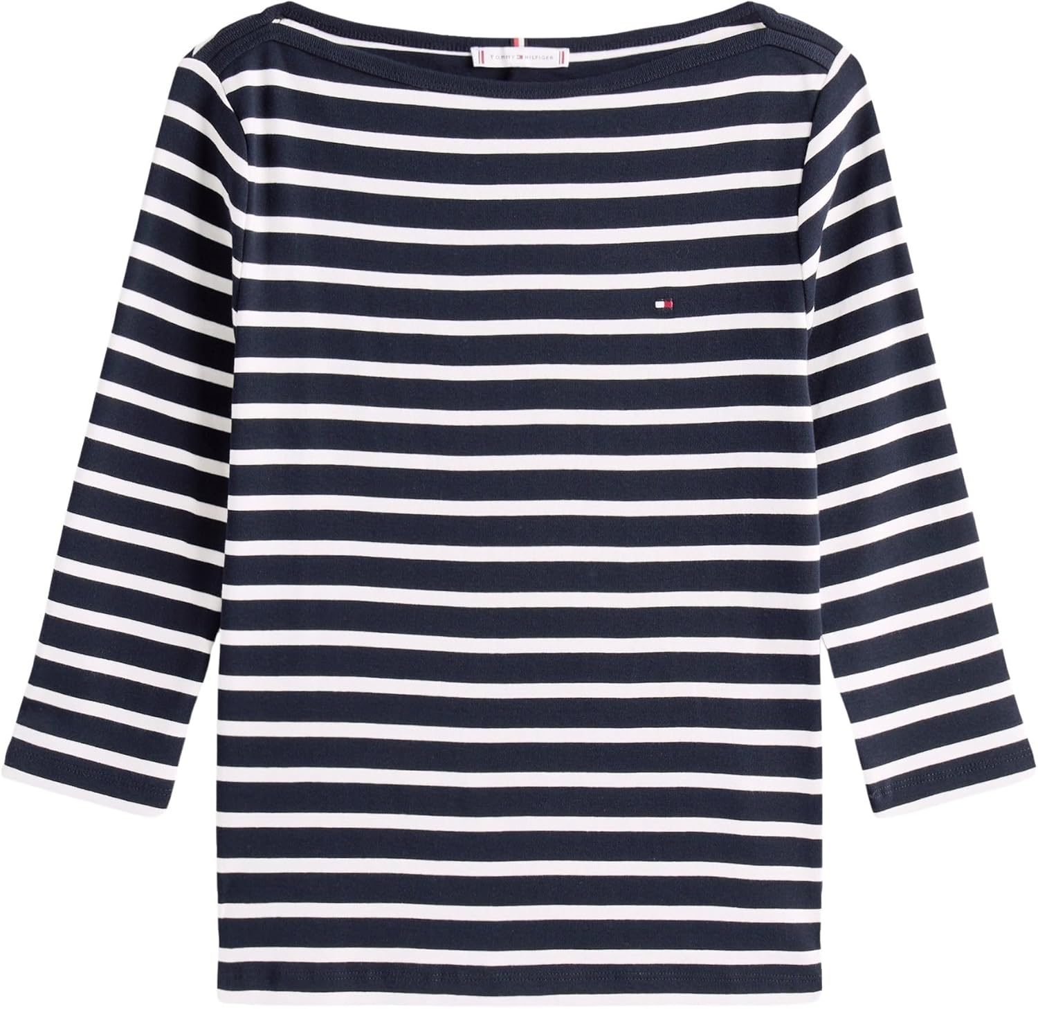 Thumbnail 4 de Tommy Hilfiger Damen Langarmshirt New Cody Slim mit U-Boot-Ausschnitt