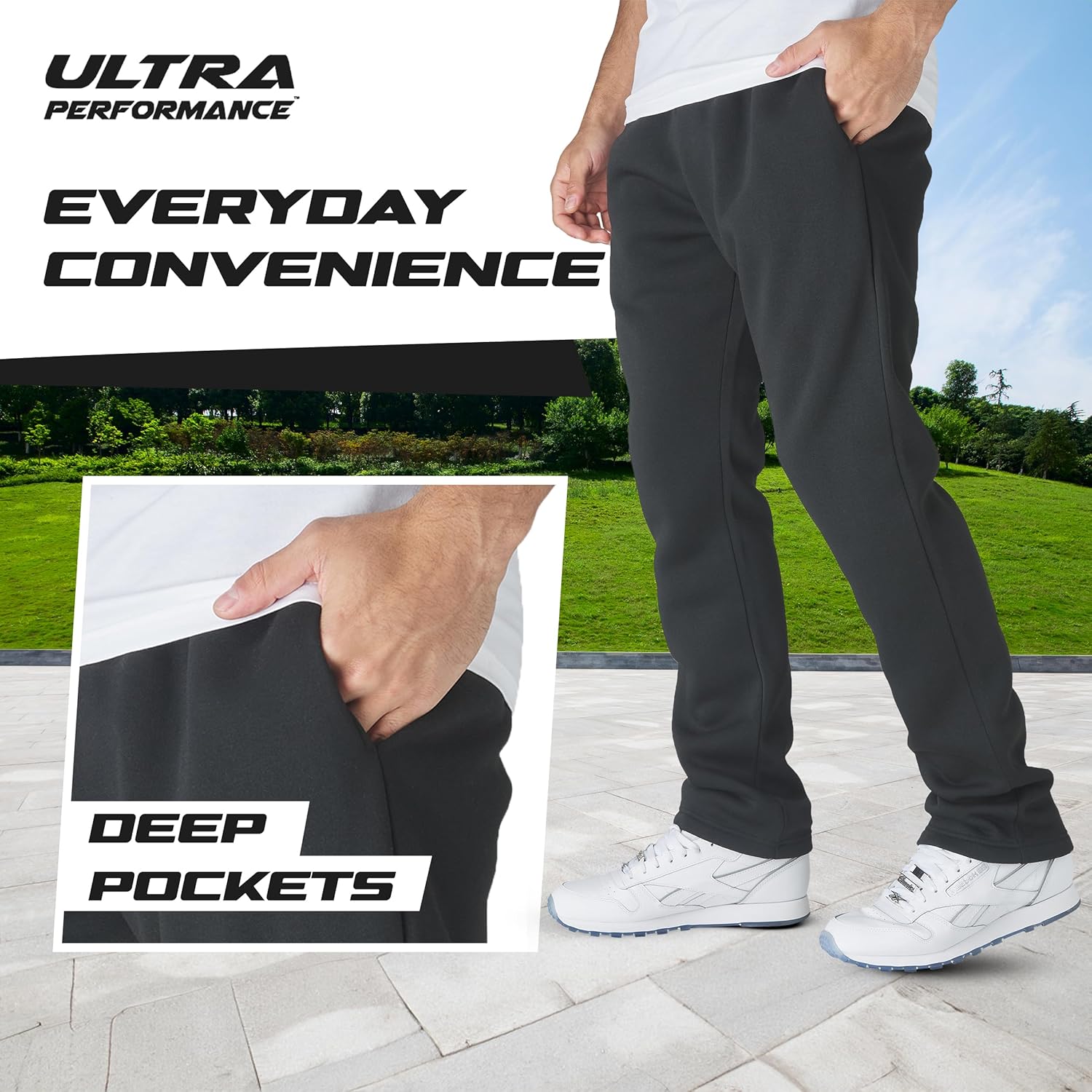 Detalle de Ultra Performance 3 Pack Wide Leg Sweatpants 3-pack