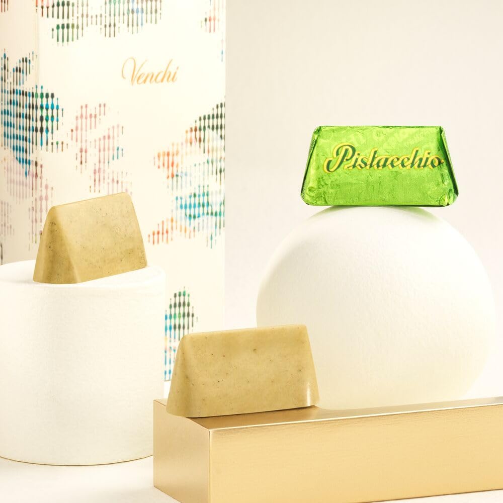Thumbnail 4 de Venchi Pistazien-Gianduiotto-Pralinen – 1 kg glutenfrei, ohne Farbstoffe und ohne Konservierungsmittel