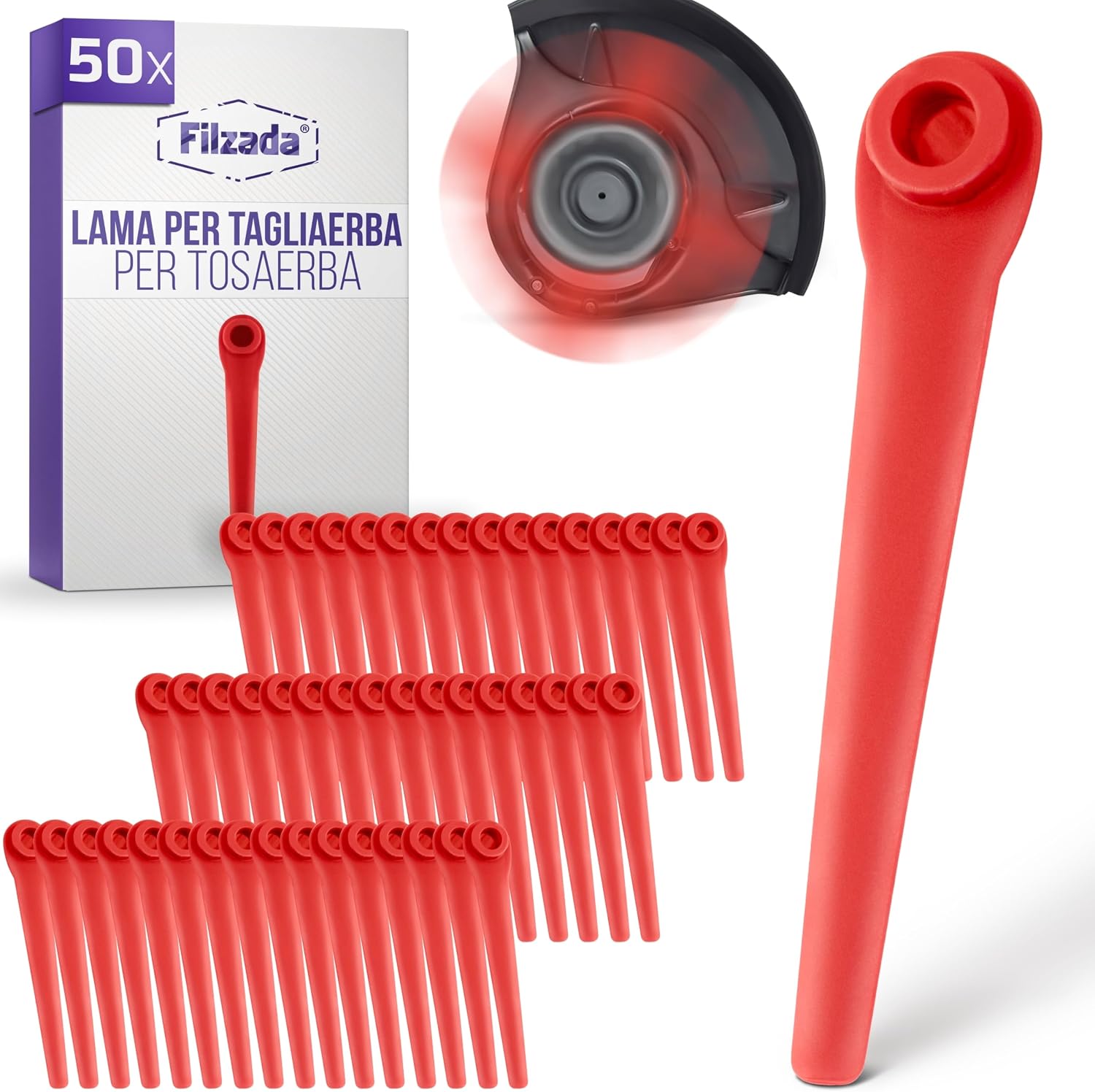 Filzada Lama Rotofil 50x per taglio bordi