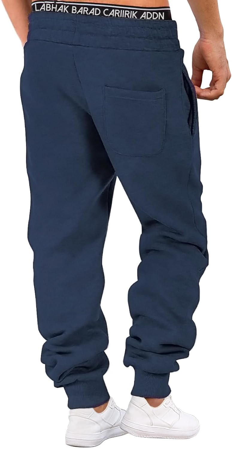 Detalle de HMIYA Jogginghose Herren Baumwolle Trainingshose – klassische Sweathose mit Taschen