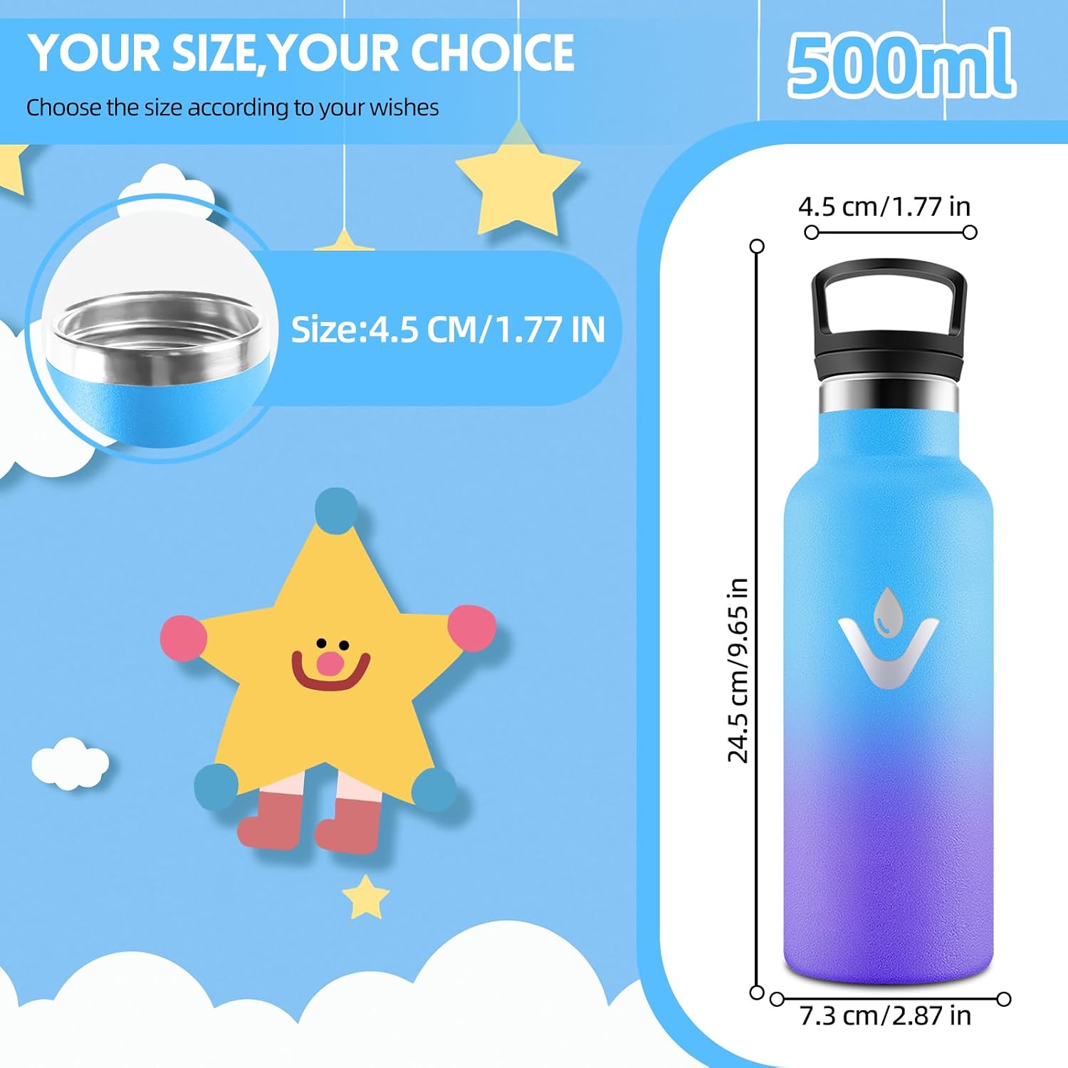 Thumbnail 4 de Motswedi Borraccia Termica Bambini 500ml