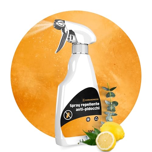 Detalle de Spray Antipidocchi Panteer 500 ml – Protezione per tessuti e mobili con eucalipto e crisantemo