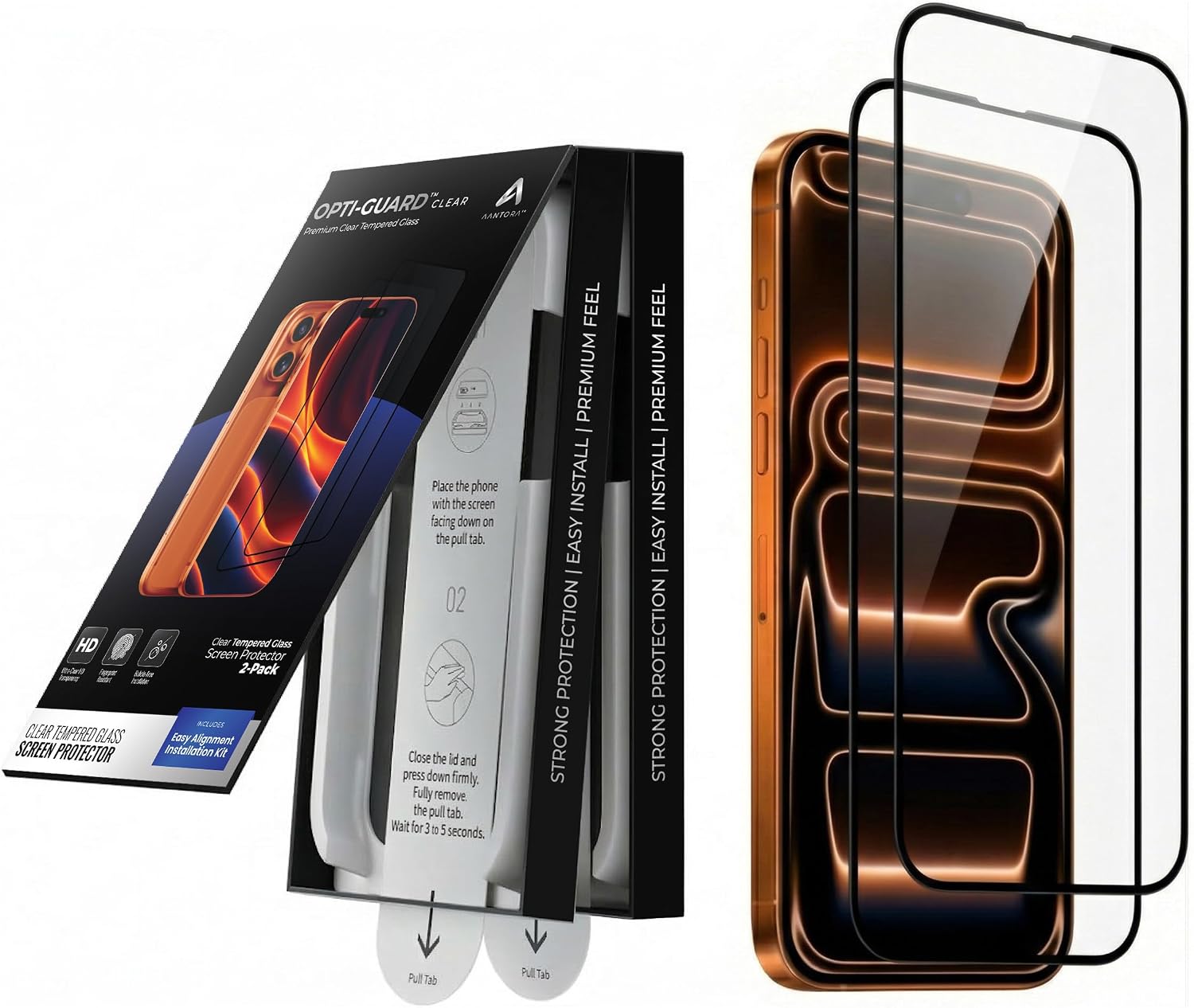 Detalle de AANTORA Screen Protector for iPhone 15 Pro Max