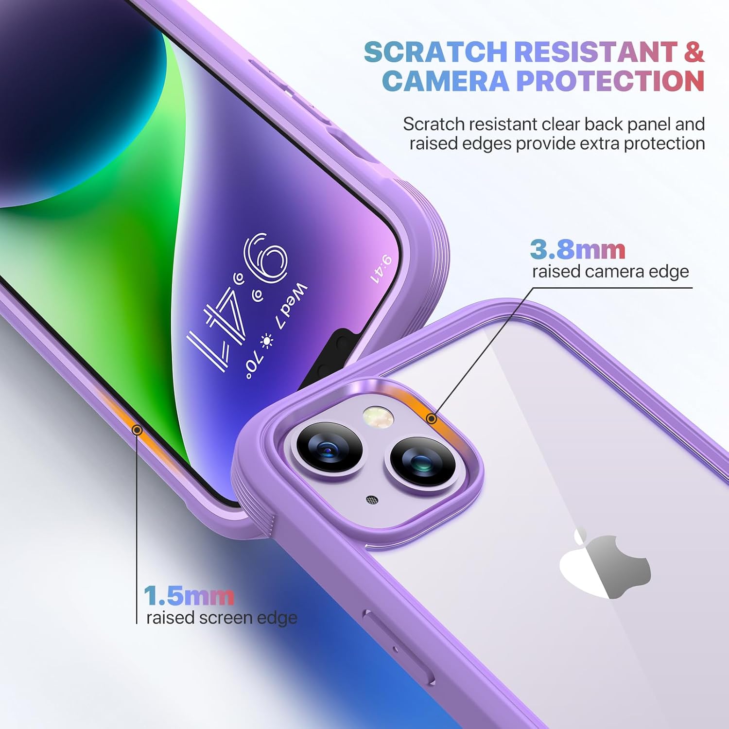 Thumbnail 4 de Diaclara iPhone 14 6.1-inch Full-Body Case with Screen Protector