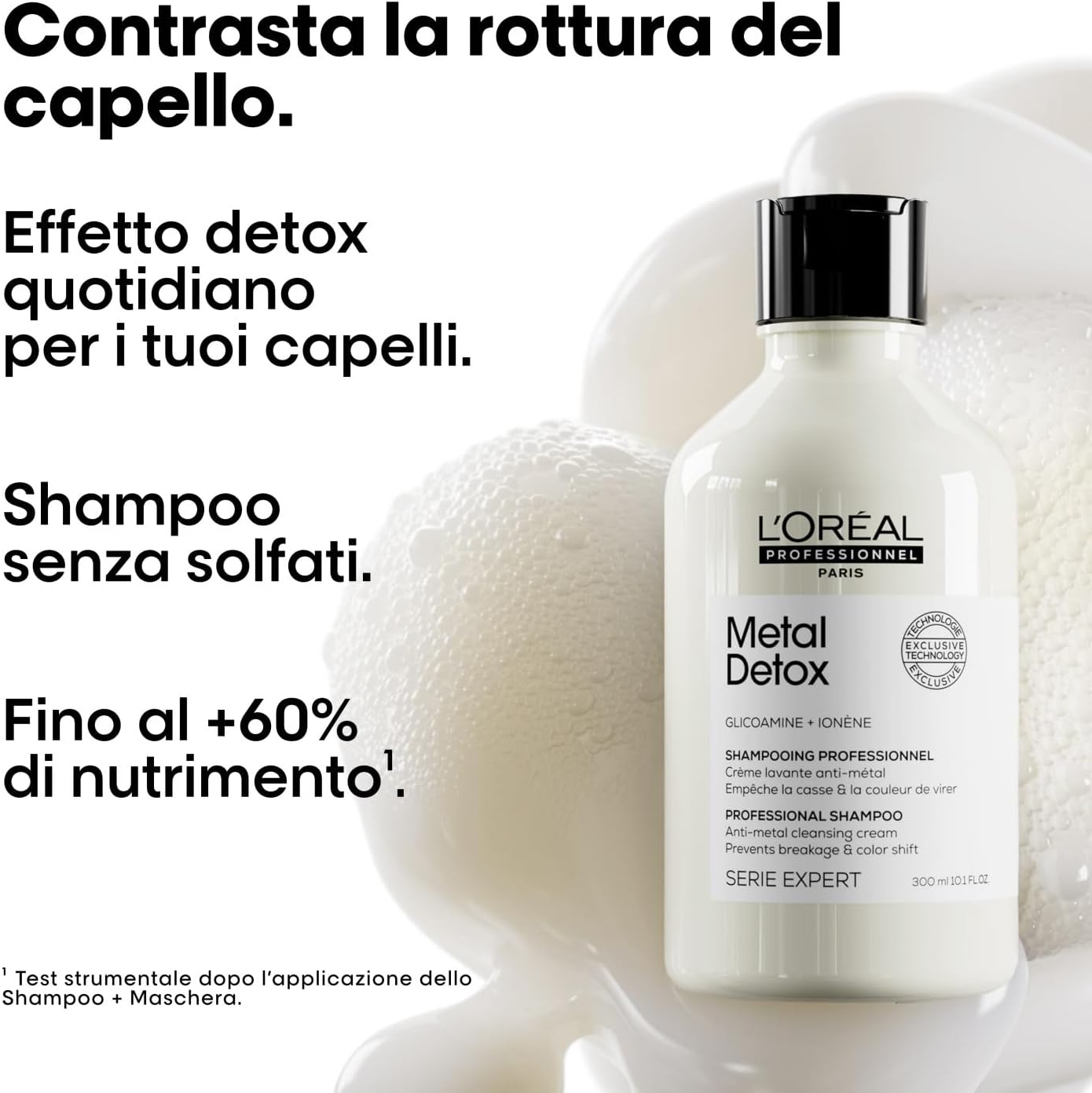 Thumbnail 1 de L'Oréal Professionnel Paris Metal Detox Shampoo Ristrutturante: protezione del colore e lucentezza per capelli danneggiati