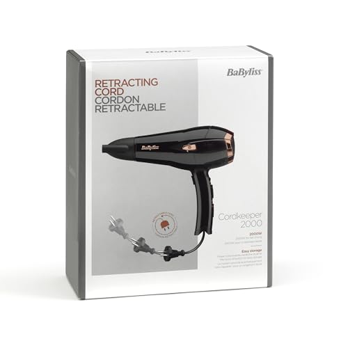Thumbnail 12 de BaByliss Sèche-cheveux Cordkeeper 2000W – Sèche-cheveux puissant avec cordon rétractable