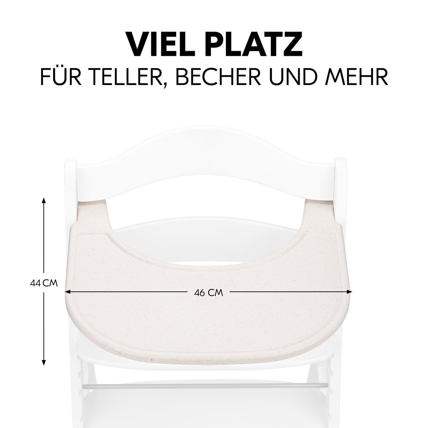 Thumbnail 5 de hauck Click Tray Speckle Beige – Klick-Essbrett für Alpha+ und Beta+ Hochstuhl
