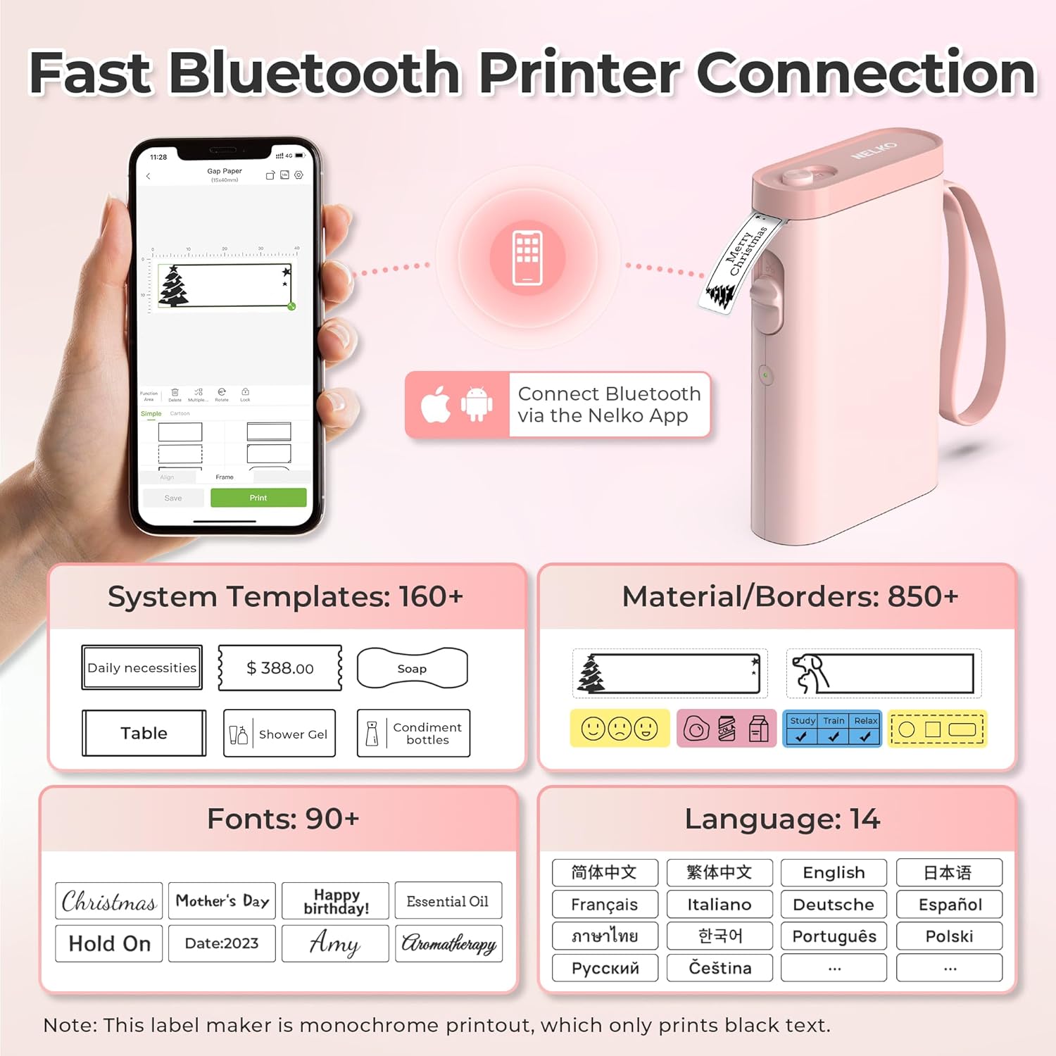 Thumbnail 1 de Nelko P21 Etichettatrice Bluetooth: etichette adesive portatili per casa e ufficio