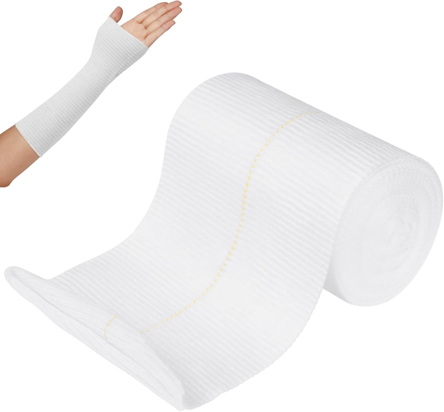 Imagen de Flintronic Garza Tubolare Braccio, 10 cm × 5 m: bendaggio elastico tubolare in cotone per fasciatura multipla en OfertitasTOP