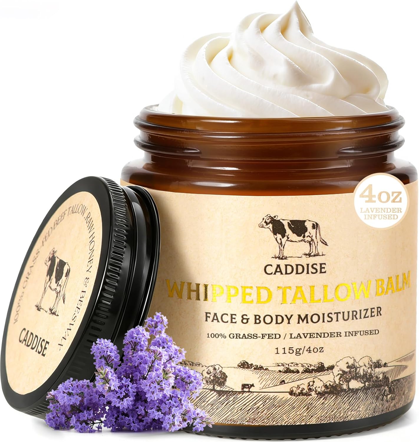 Detalle de CADDISE Whipped Beef Tallow Balm, 4 oz