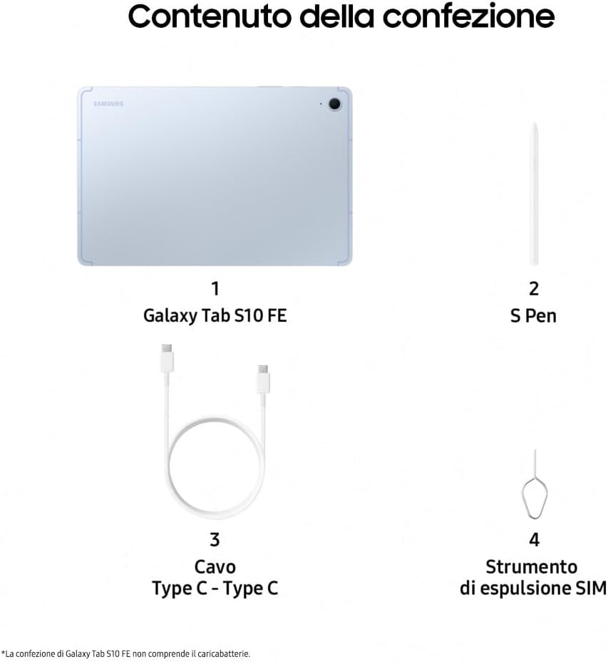 Thumbnail 6 de Samsung Galaxy Tab S10 FE: tablet Android 10,9'' con S Pen, IP68 e 8 GB RAM