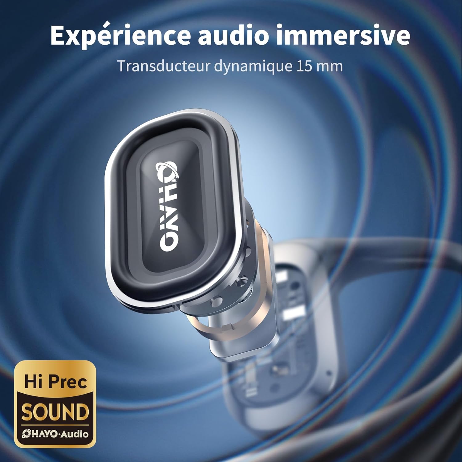 Thumbnail 3 de OHAYO Open Ear Kopfhörer Bluetooth, 40 Std. Akku