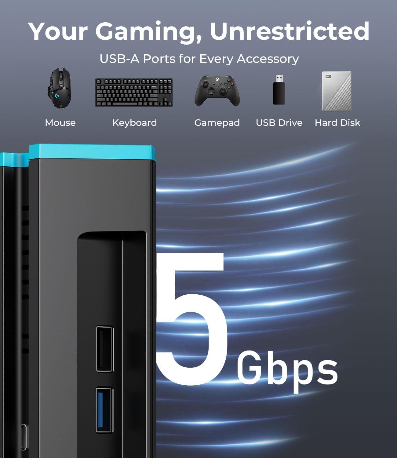 Thumbnail 6 de Antank Docking Station 4K@60Hz für Switch