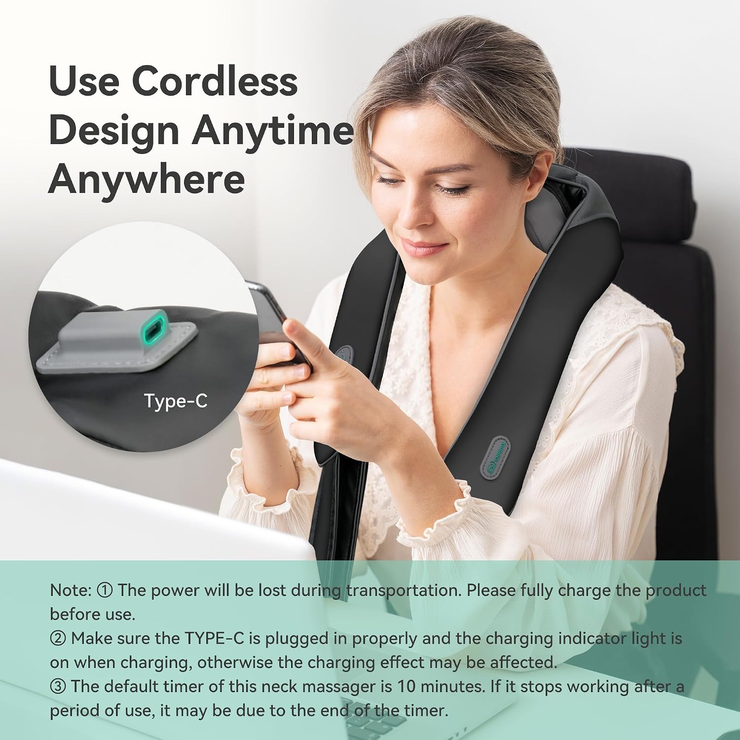 Thumbnail 2 de Snailax Neck Massager for Pain Relief