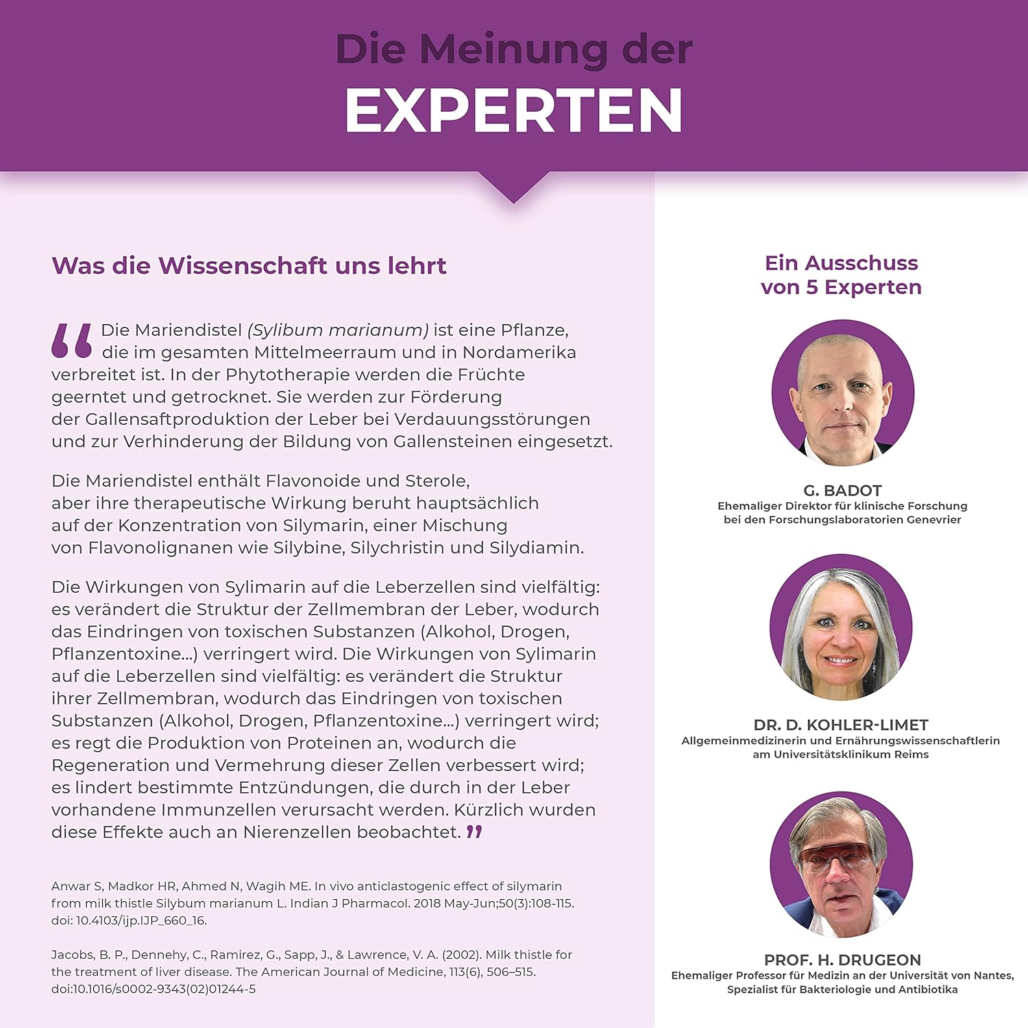 Thumbnail 5 de Nutrimea Mariendistel Bio Hochdosiert 900 mg – 120 Kapseln, reines Extrakt (Silymarin), vegan