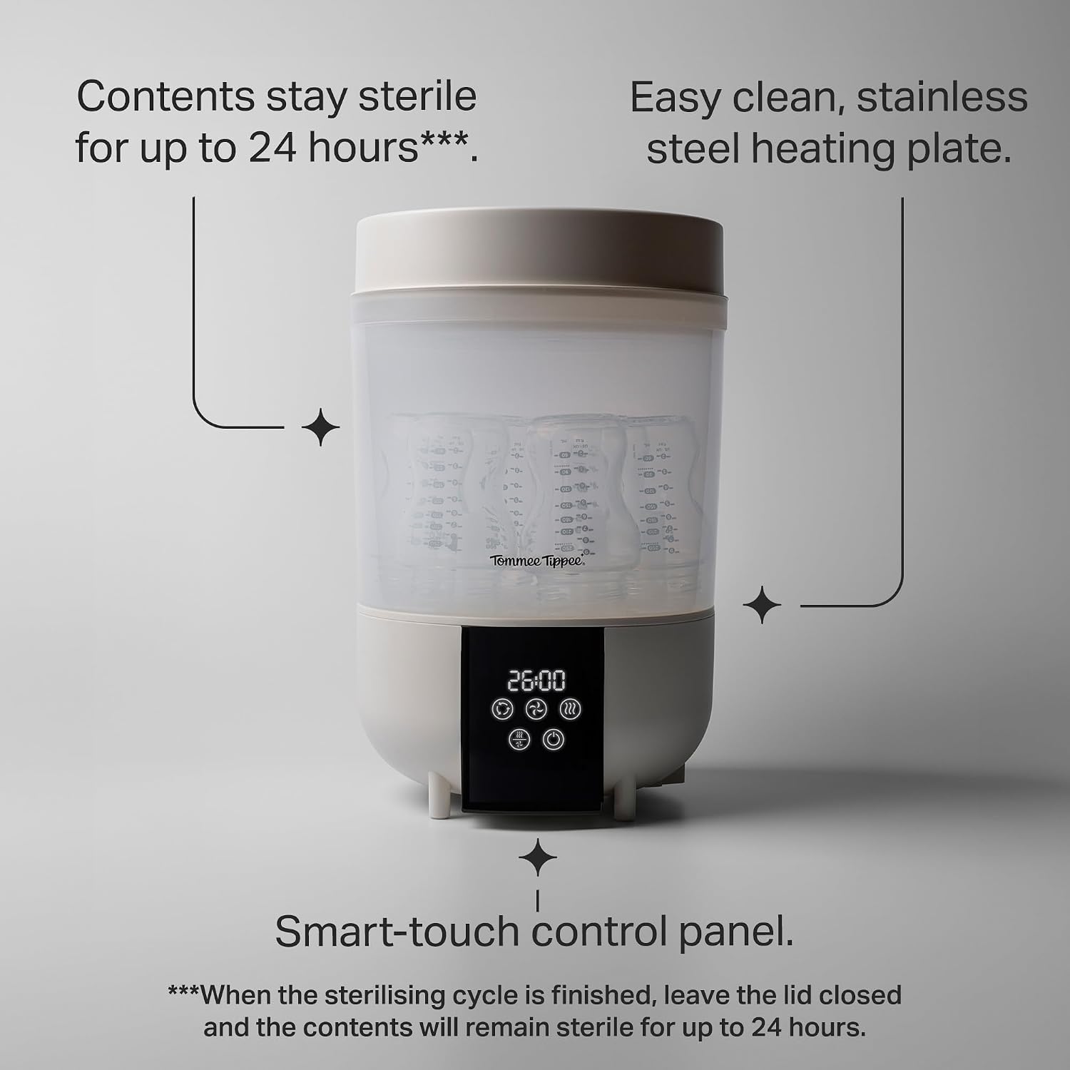 Thumbnail 4 de Tommee Tippee Quickdry Steriliser 26‑minute cycle