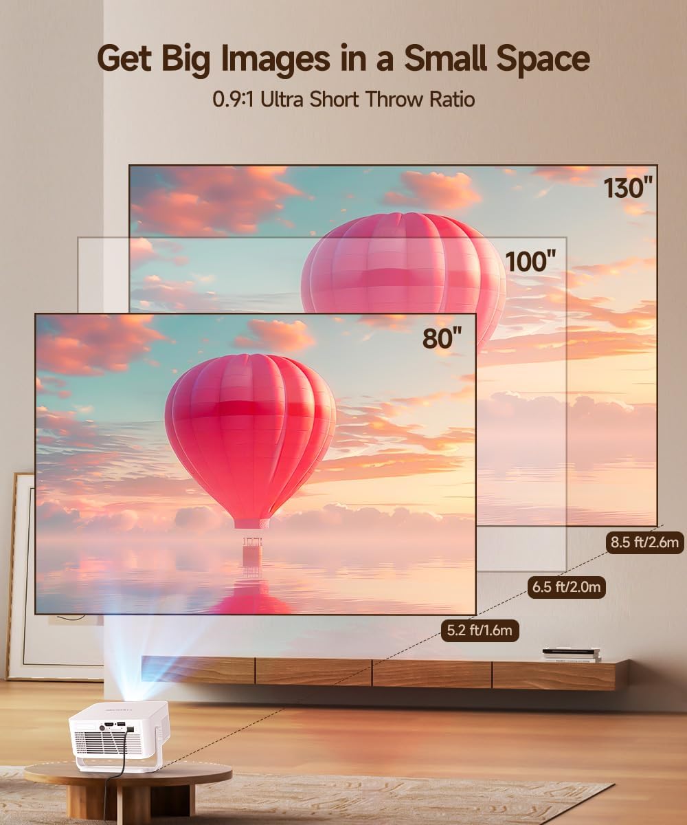 Thumbnail 6 de Magcubic HY300Max Portable Projector with Wi-Fi 6, Bluetooth 5.4 and Auto Focus