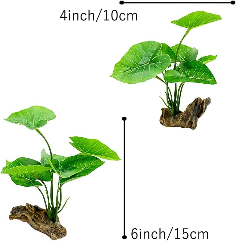 Detalle de Smoothedo-Pets Green-Type-A 水槽用人工水草 15cm グリーンのレイアウト飾り
