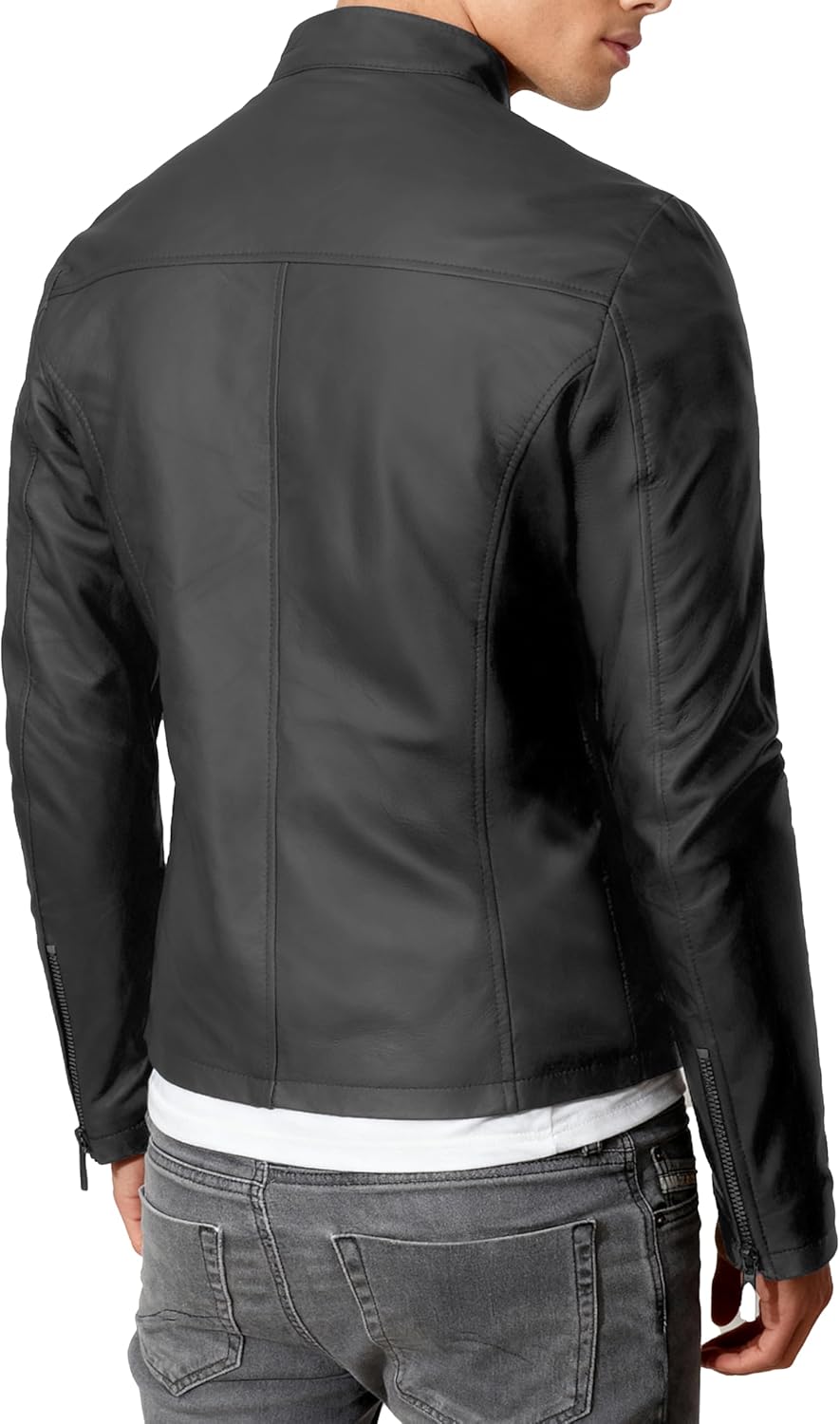 Thumbnail 3 de Crone Epic Herren Lederjacke Cleane Basic – Vielseitige Lederjacke in verschiedenen Varianten