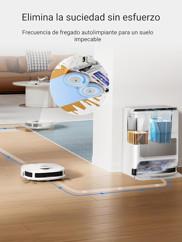 Detalle de EUREKA J12 Ultra Robot aspirador y fregasuelos 5000 Pa