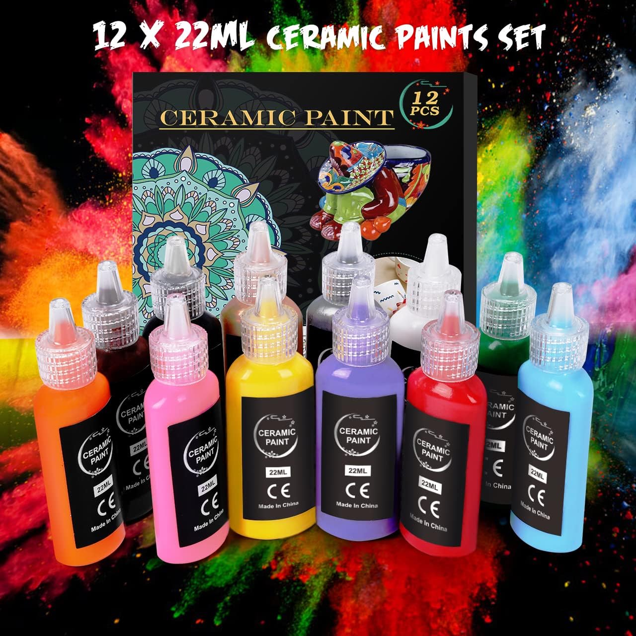 Thumbnail 3 de RATEL Porzellanfarbe Set 12x22 ml