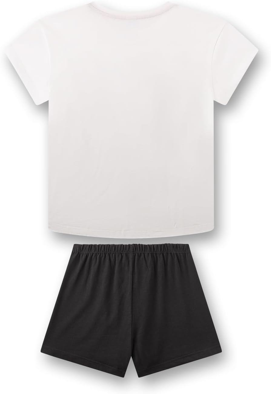 Detalle 2 de Sanetta 246076 Ensemble de Pijama Fille — Pyjama court en coton biologique
