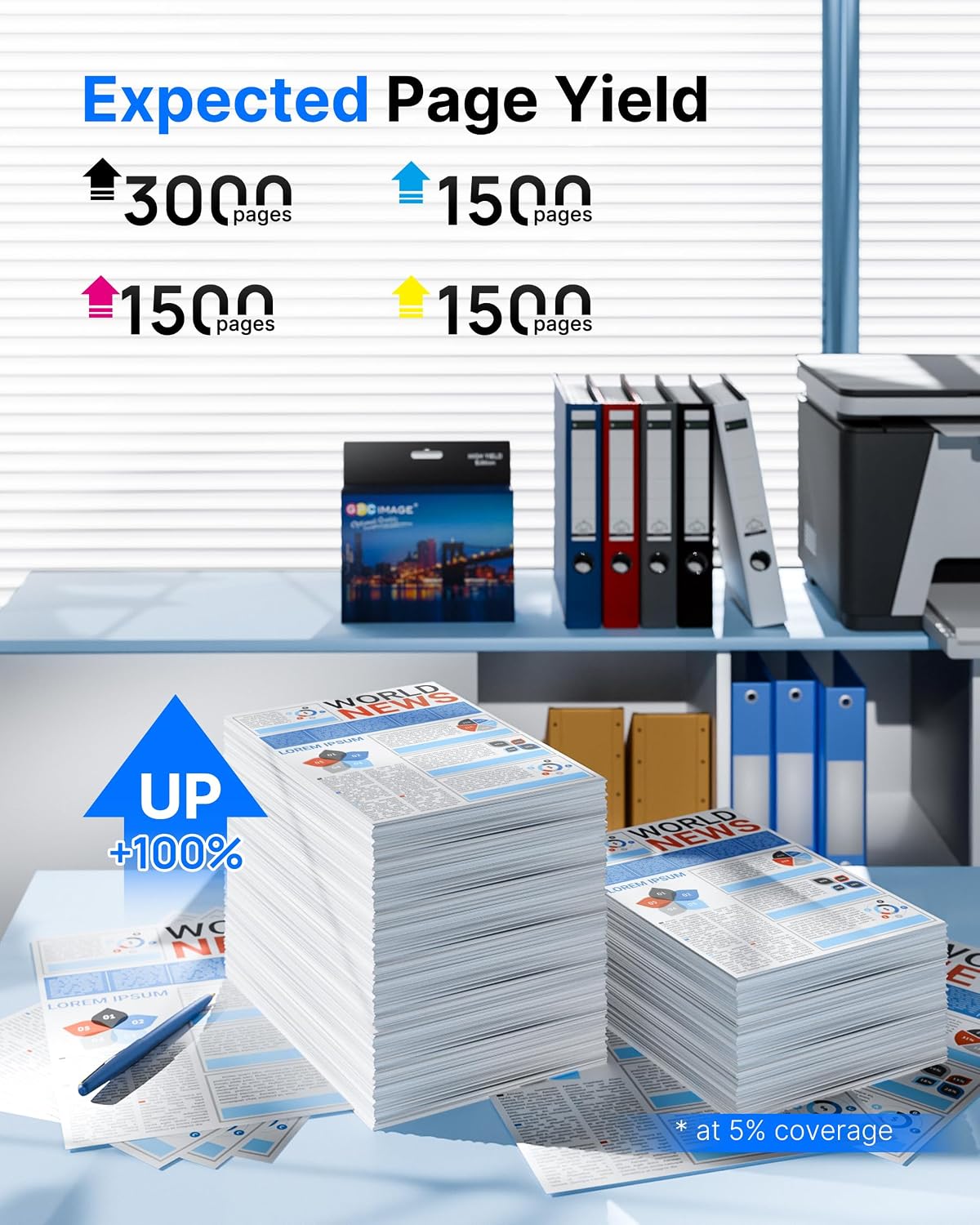 Detalle 1 de GPC Image LC3219XL Ink Cartridges 5-Pack for Brother