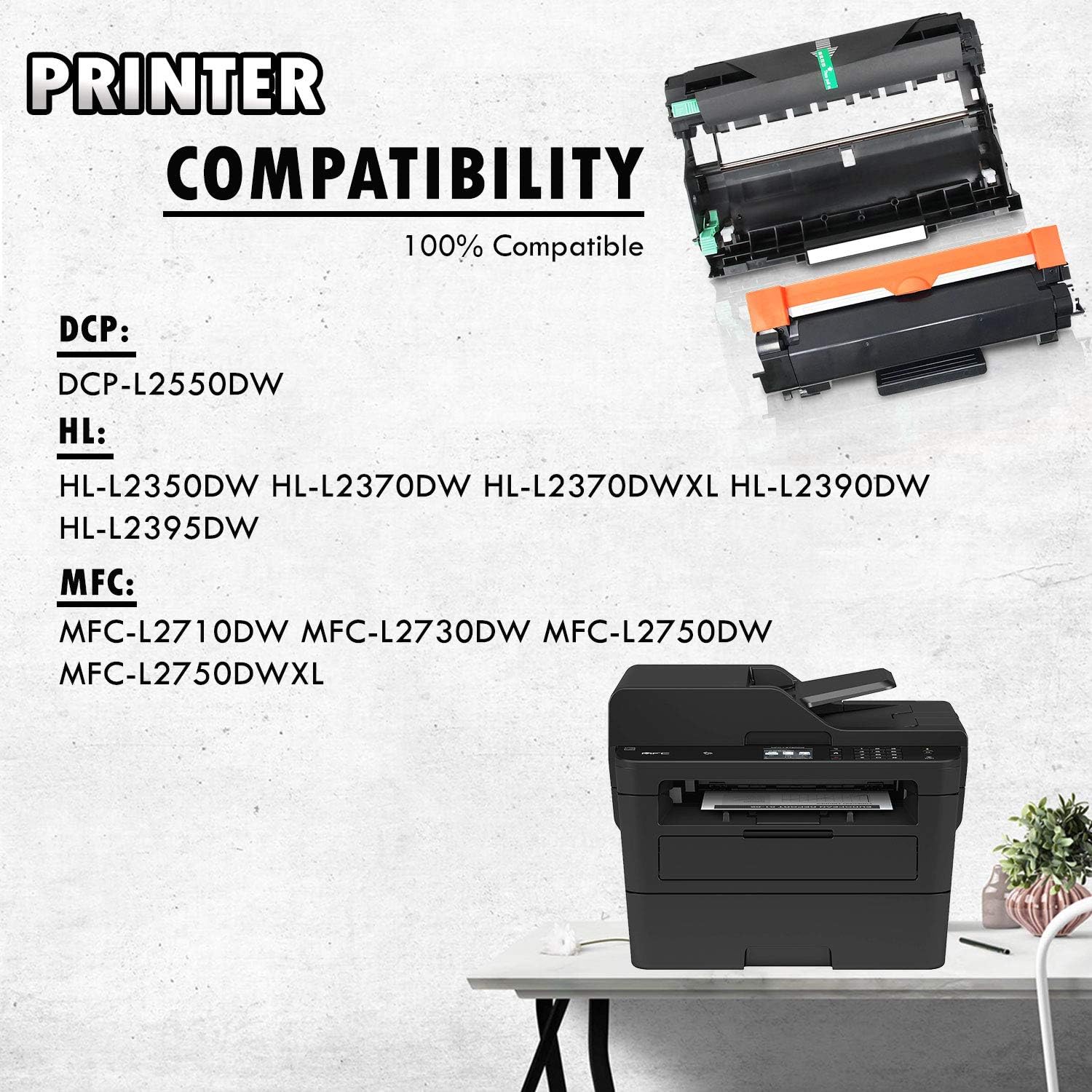 Detalle de Inkfirst IF-TN-760(WCHIP)DR-730COMBO-3TN/1DR(A) Toner and Drum Kit