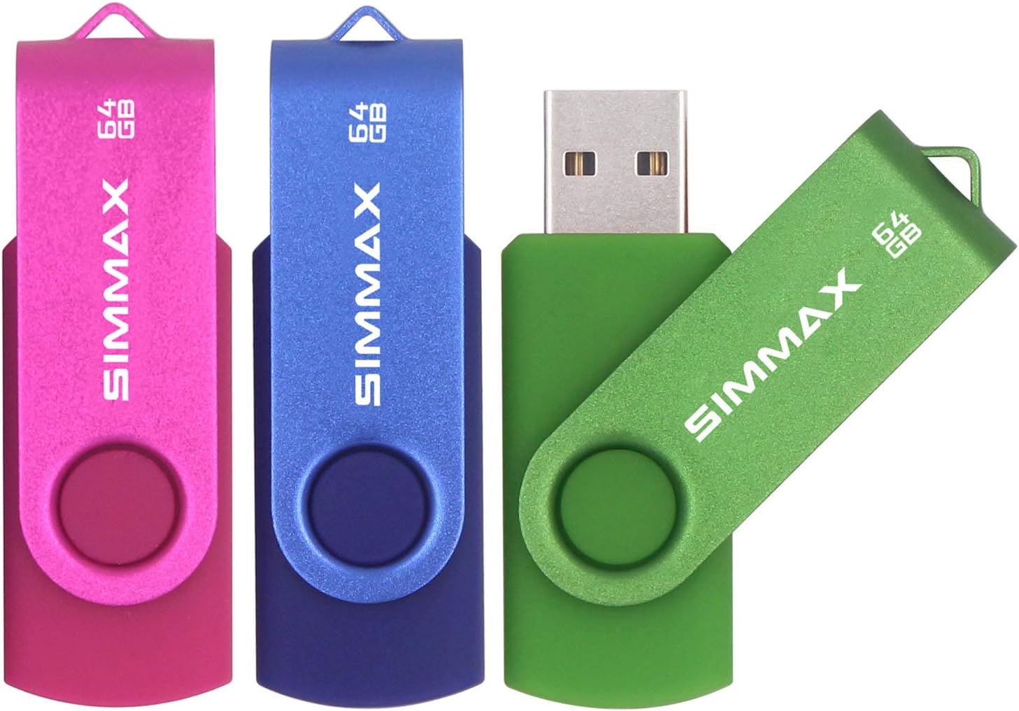 Thumbnail 6 de SIMMAX 32GB USB 2.0 Memory Stick with TwistTurn Clip (Purple)