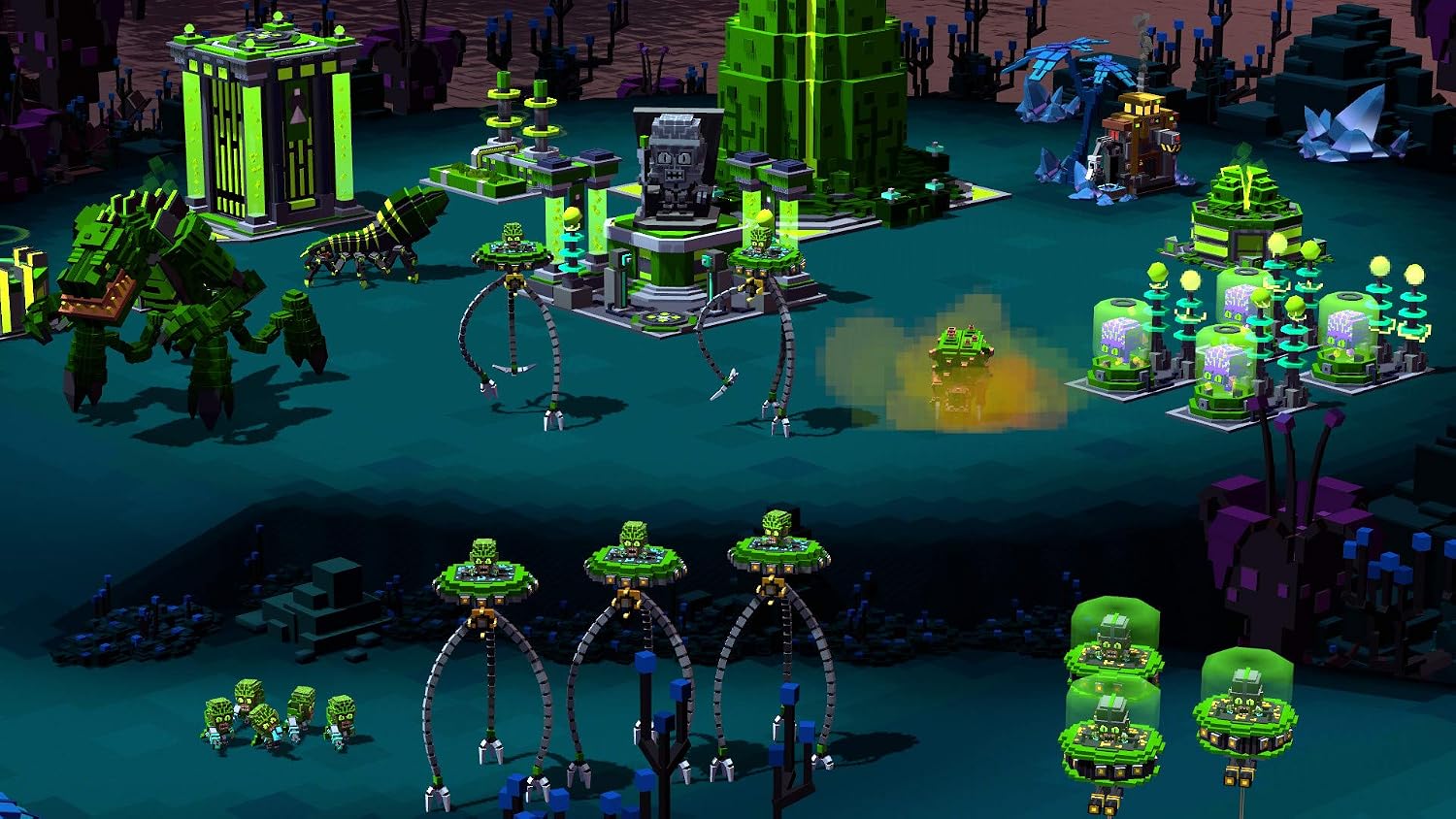 Detalle de 8-Bit Invaders for PS4 – Singleplayer, Co-op and Online Multiplayer