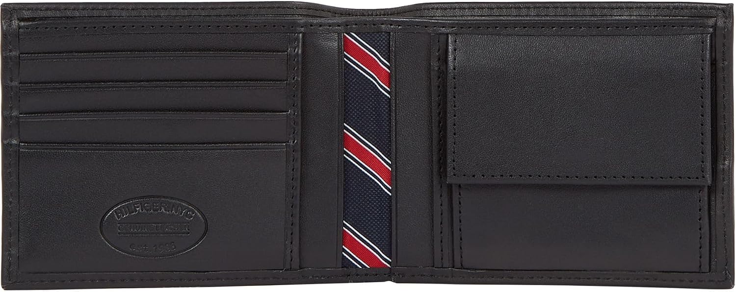 Thumbnail 2 de Tommy Hilfiger Uomo Portafoglio Eton con Scomparto Monete in pelle nera