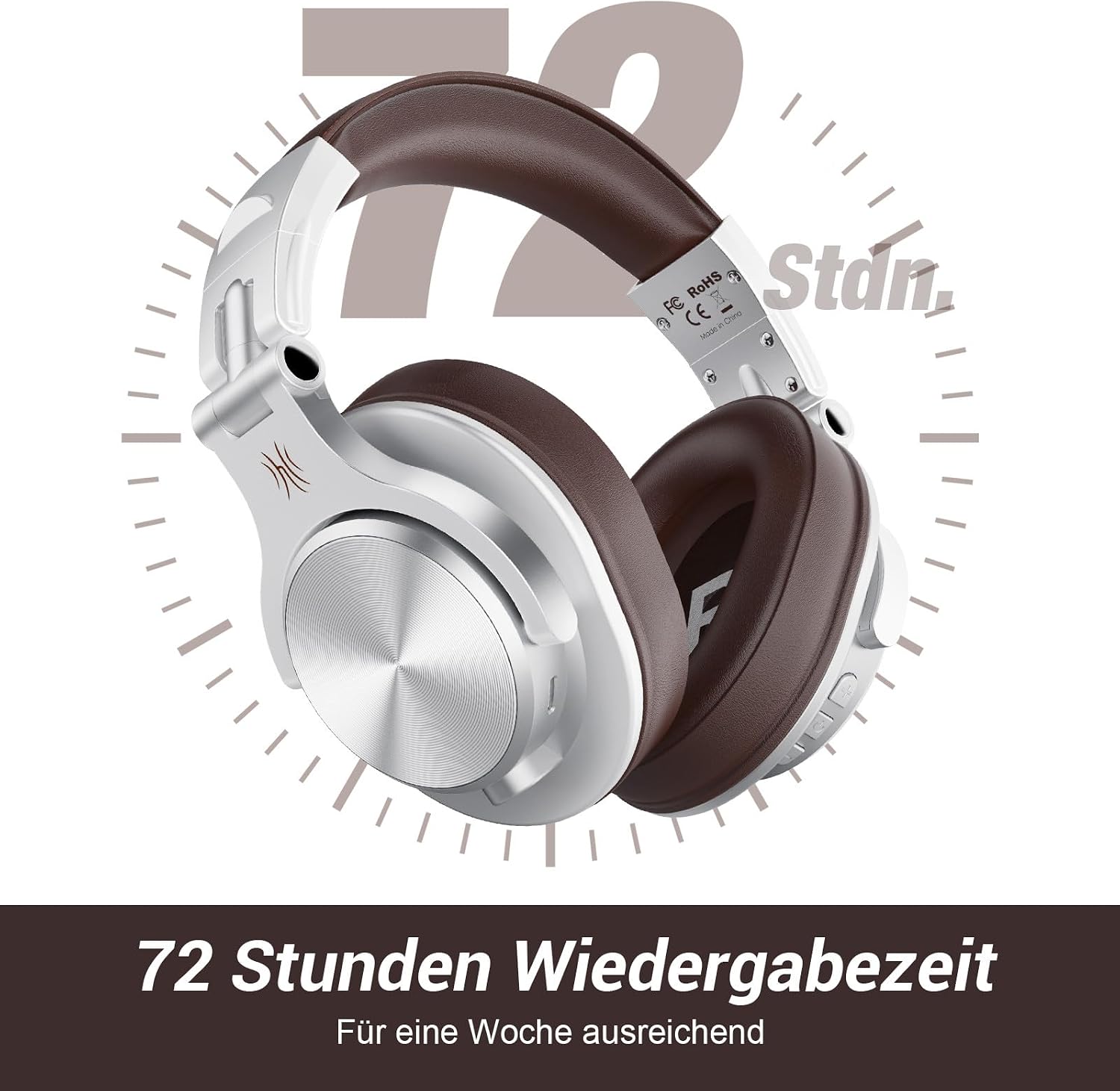 Detalle de OneOdio A70 Fusion Bluetooth Kopfhörer 72 Std