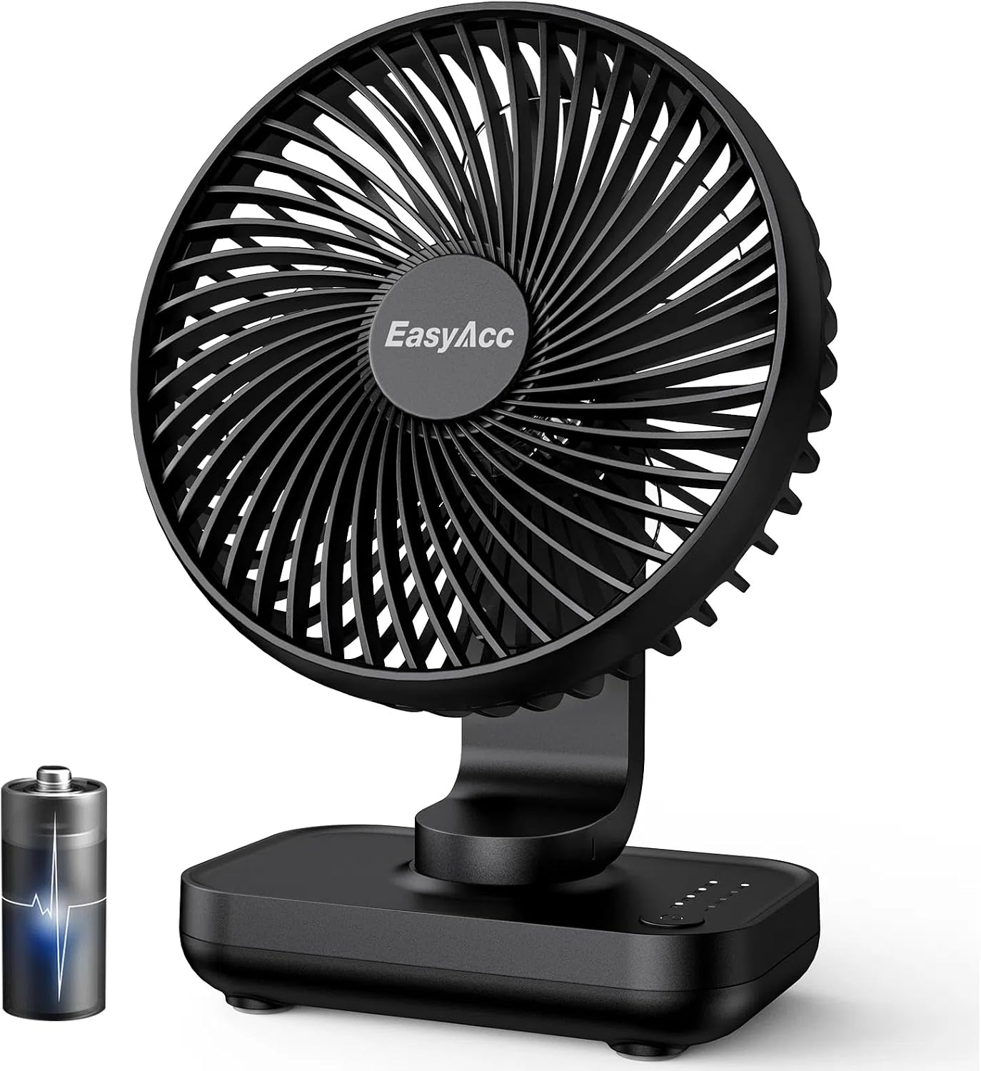 Detalle de EasyAcc Ventilador de Mesa USB 4000mAh