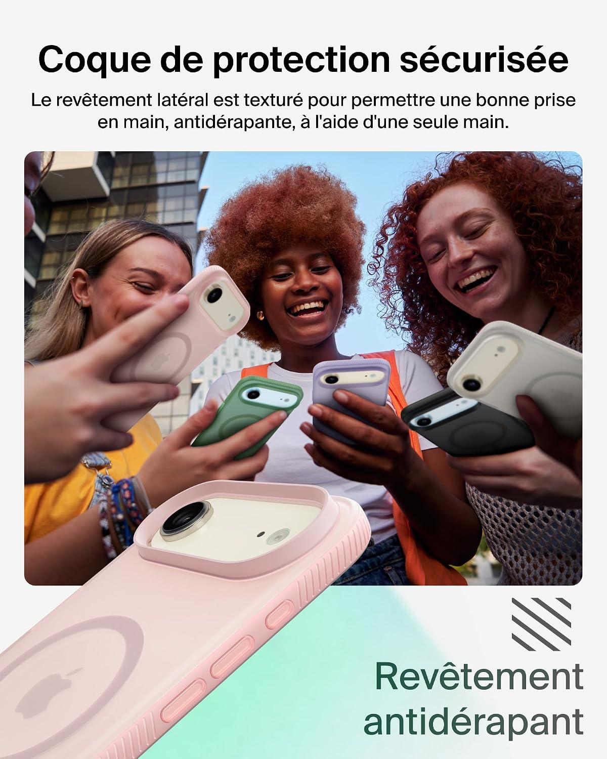 Thumbnail 3 de Belkin SheerForce Grip Coque iPhone Air – Protection légère, anti-glissance et MagSafe