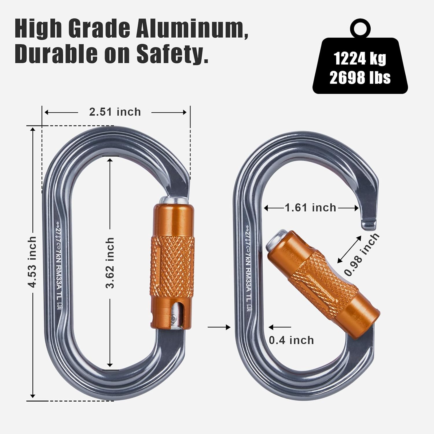 Thumbnail 1 de Mosquetón de Bloqueo para Escalada