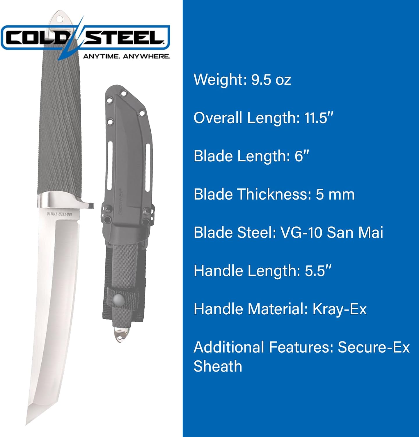 Detalle 2 de Master Tanto Knife, VG-10 Steel