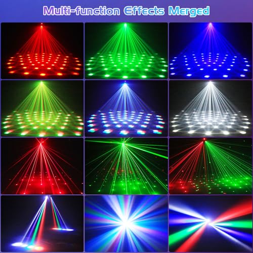 Thumbnail 2 de FODEXAZY 65W Mini Teste Mobili LED con DMX512: luci sceniche 4-in-1 per palco e feste