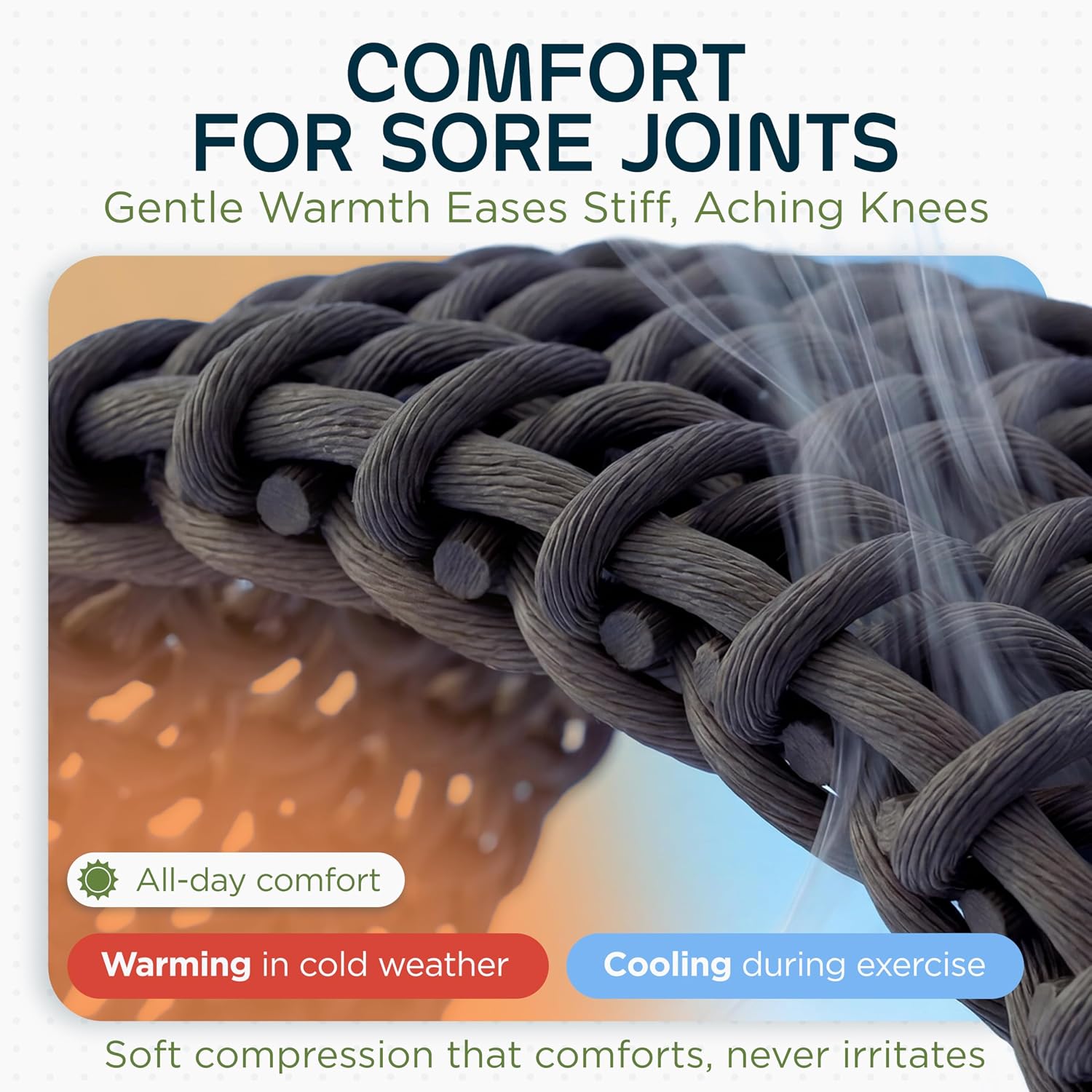 Detalle 2 de Rymora Knee Support Sleeve Small Grey