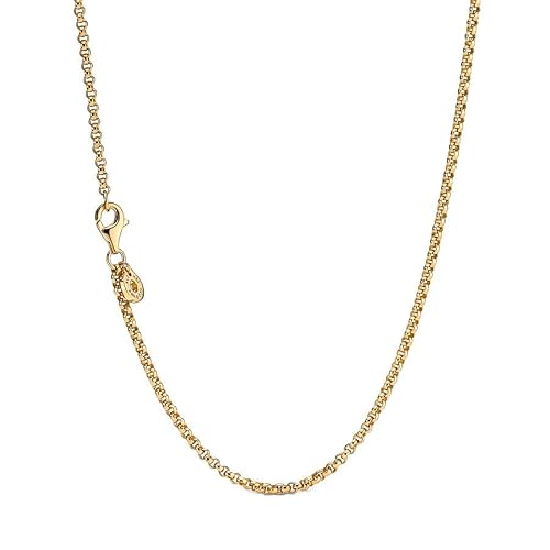 Thumbnail 1 de PANDORA Rolokette Halskette 369260C00-60 – Chaîne de Cou en 14k pour femmes