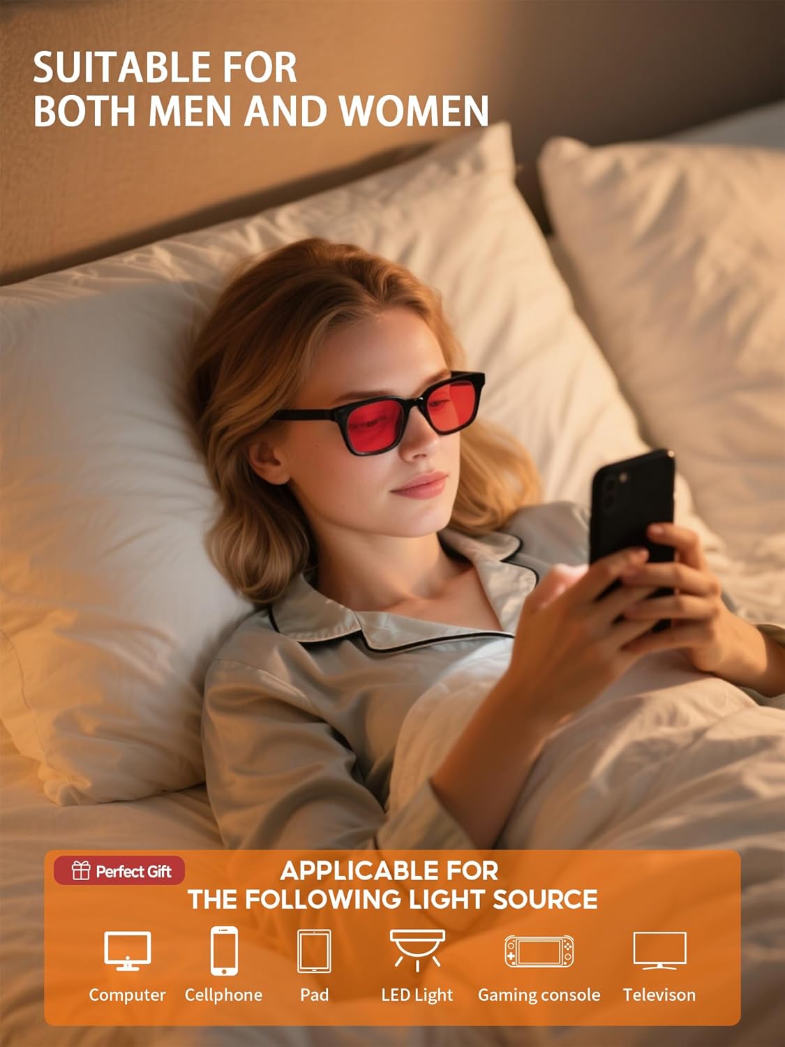 Thumbnail 4 de VMJFBJ Blue Light Blocking Glasses for Computer Use 👓