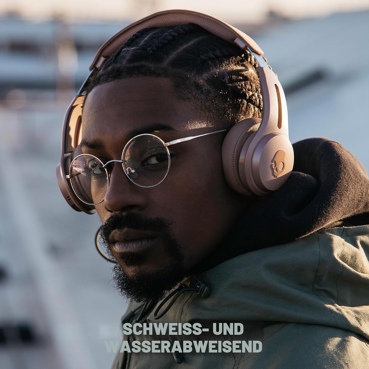 Detalle 2 de Skullcandy Icon ANC: Wireless On-Ear Kopfhörer mit ANC, 60 Std. Akku, IPX4 und anpassbarem Equalizer