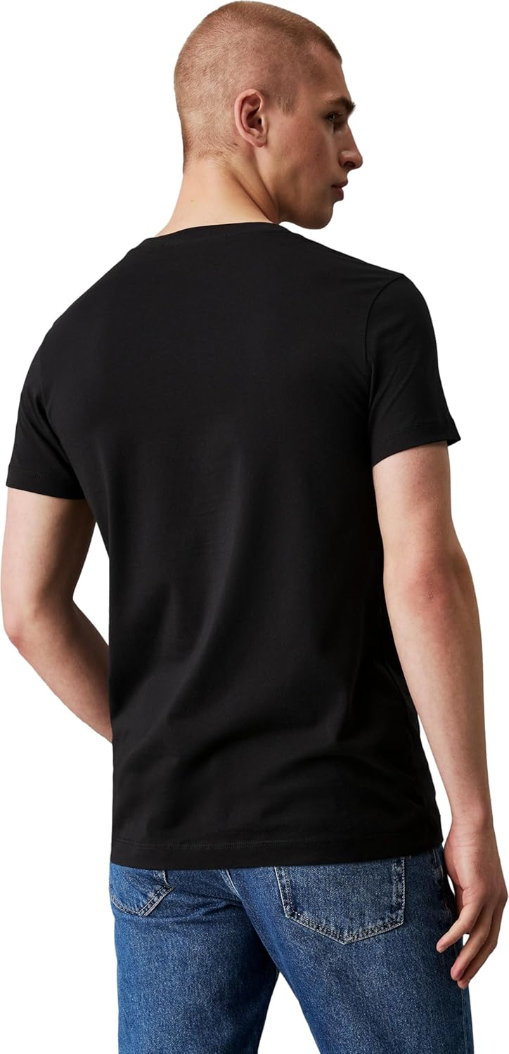 Thumbnail 1 de Calvin Klein Core Monologo Slim Tee J30j320935 – Maglietta a Maniche Corte, Bianco, Uomo L
